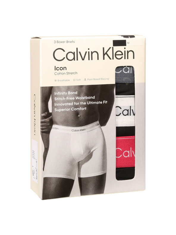 Calvin Klein Sada tří - pánské boxerky Calvin Klein černé