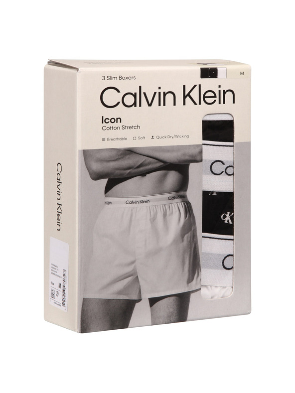 Calvin Klein Sada tří - pánské trenky Calvin Klein vícebarevné