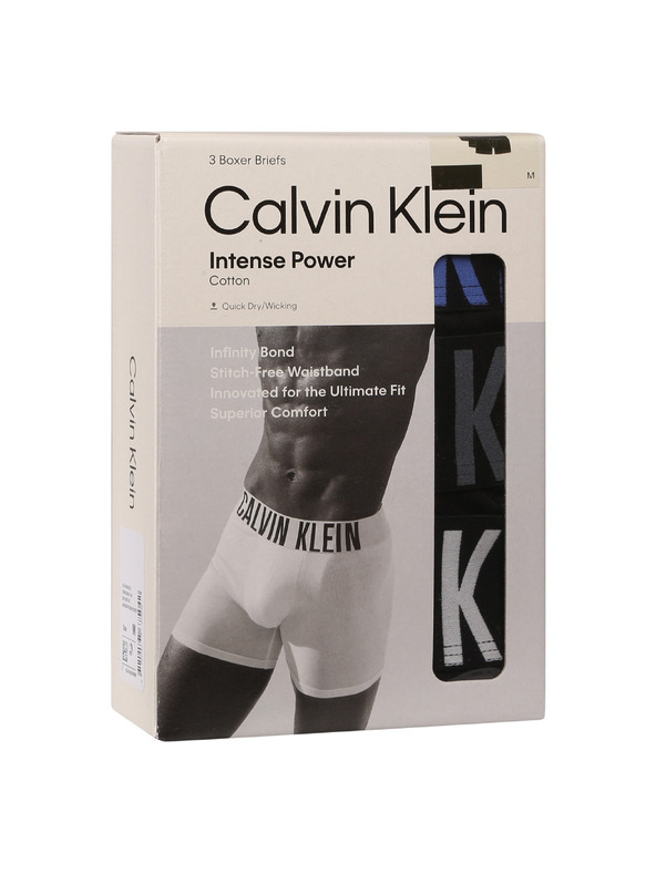 Calvin Klein Sada tří - pánské boxerky Calvin Klein černé