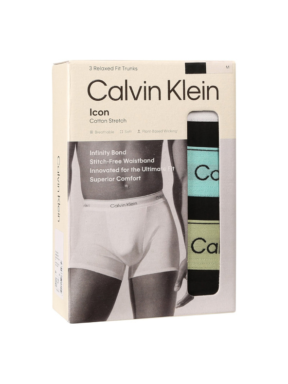 Calvin Klein Sada tří - pánské boxerky Calvin Klein černé