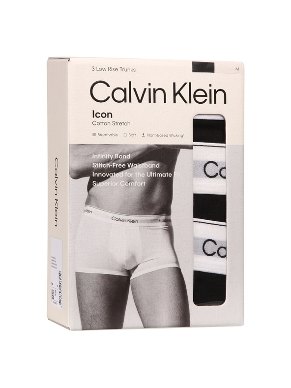 Calvin Klein Sada tří - pánské boxerky Calvin Klein černé
