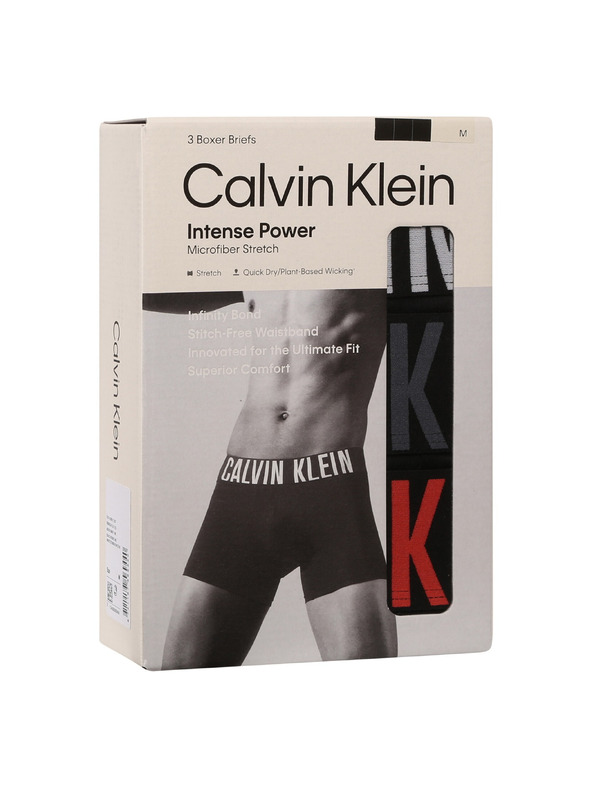 Calvin Klein Sada tří - pánské boxerky Calvin Klein černé