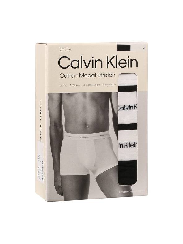 Calvin Klein Sada tří - pánské boxerky Calvin Klein černé