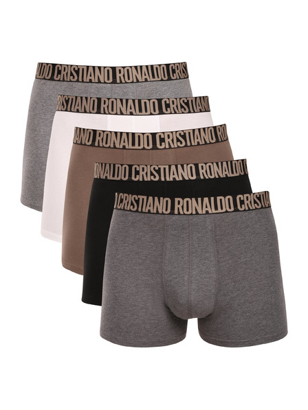 CR7 Sada pěti - pánské boxerky CR7 travelbag vícebarevné