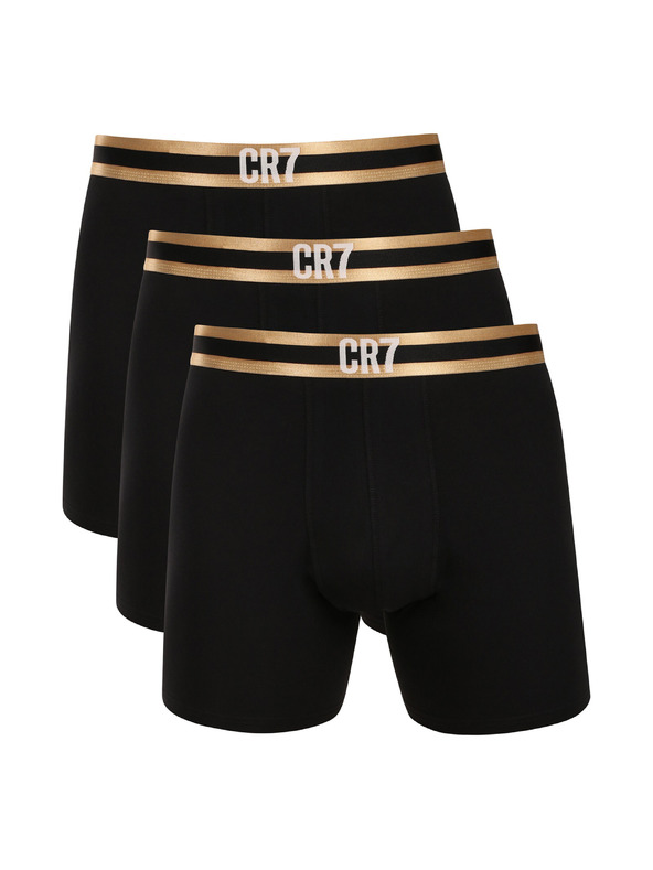 CR7 Sada tří - pánské boxerky CR7 černé