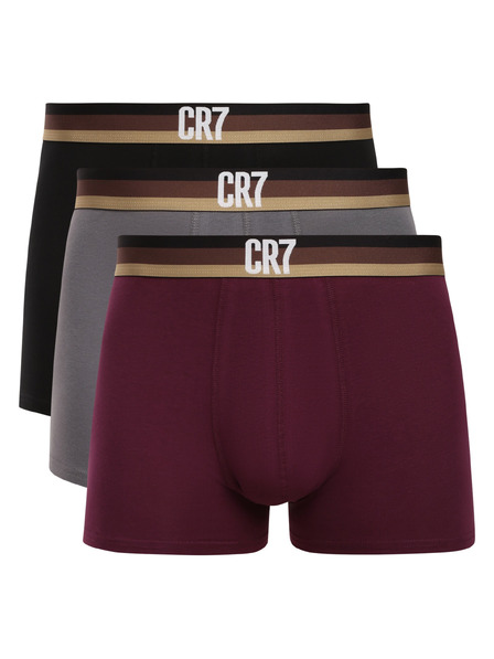 CR7 Sada tří - pánské boxerky CR7 vícebarevné