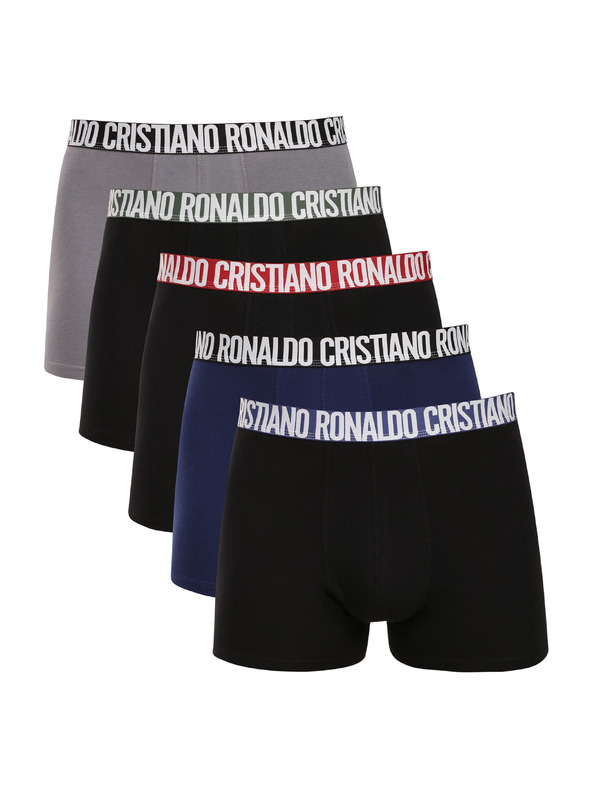 CR7 Sada pěti - pánské boxerky CR7 vícebarevné
