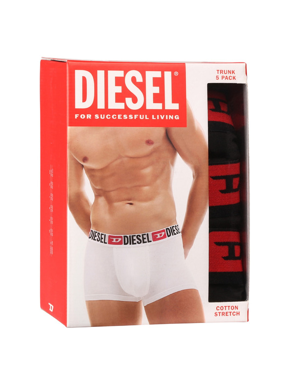 Diesel Sada pěti - pánské boxerky Diesel černé
