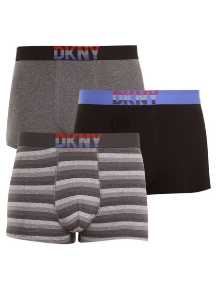 DKNY Sada tří - pánské boxerky DKNY Hinton vícebarevné (U5_6660_DKY_3PKB)