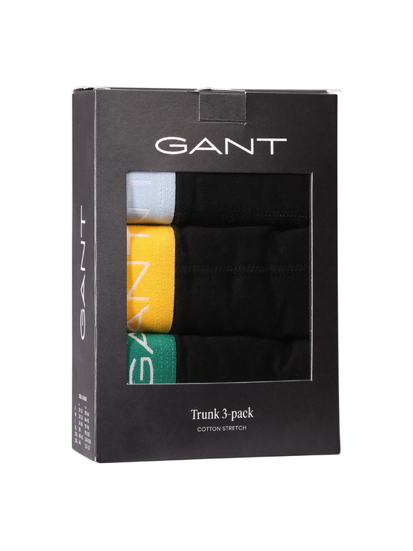 Gant Sada tří - pánské boxerky Gant černé