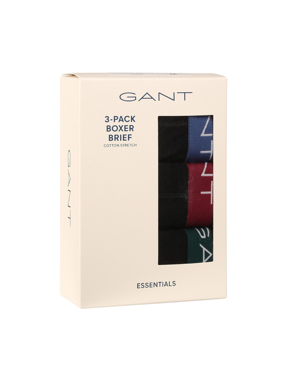Gant Sada tří - pánské boxerky Gant černé