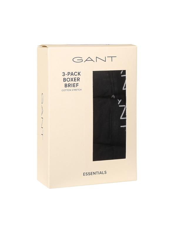 Gant Sada tří - pánské boxerky Gant černé