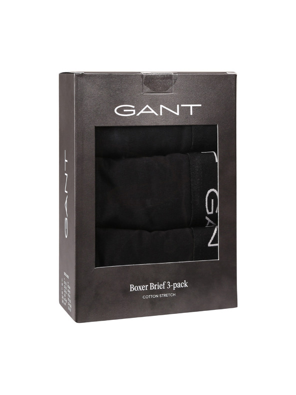 Gant Sada tří - pánské boxerky Gant černé
