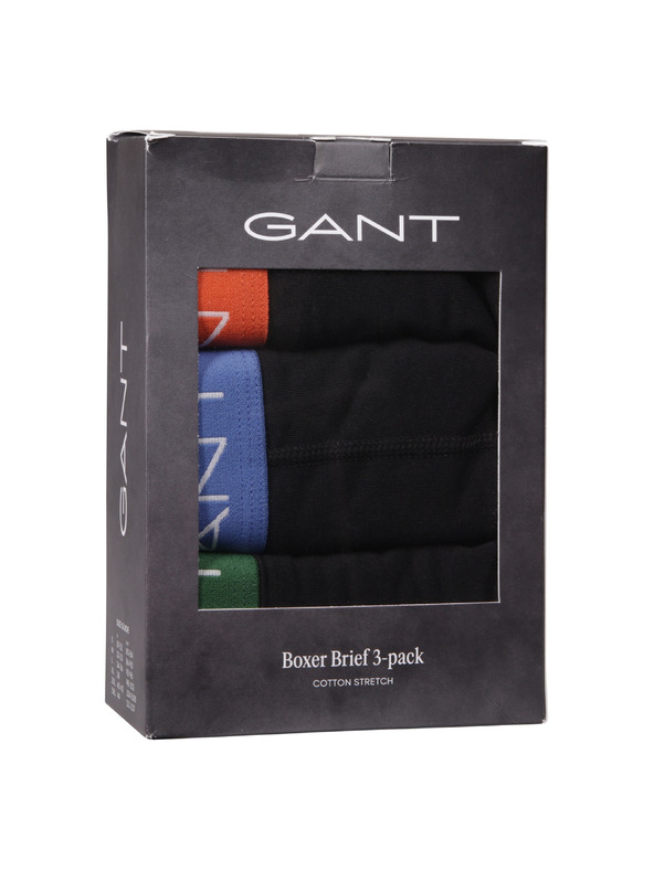 Gant Sada tří - pánské boxerky Gant černé