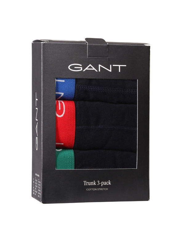 Gant Sada tří - pánské boxerky Gant tmavě modré