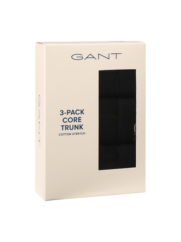 Gant Sada tří - pánské boxerky Gant černé
