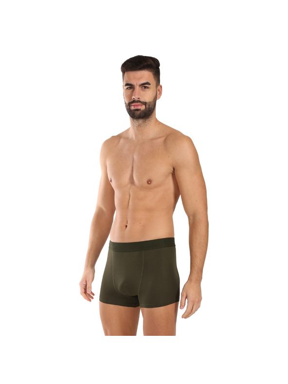 gino Pánské boxerky Gino zelené