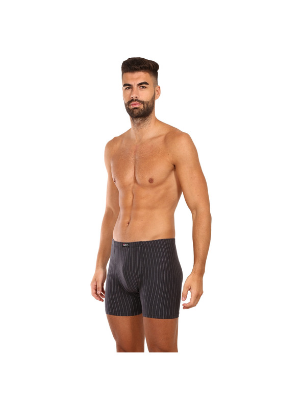 gino Pánské boxerky Gino šedé