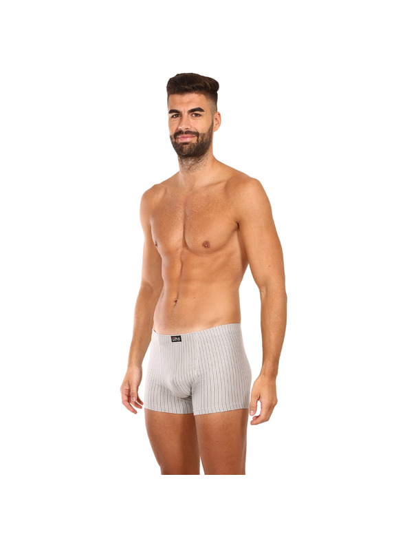 gino Pánské boxerky Gino šedé