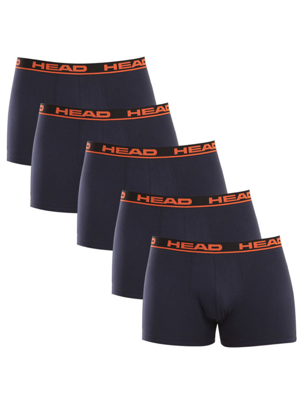 Head Sada pěti - pánské boxerky HEAD tmavě modré