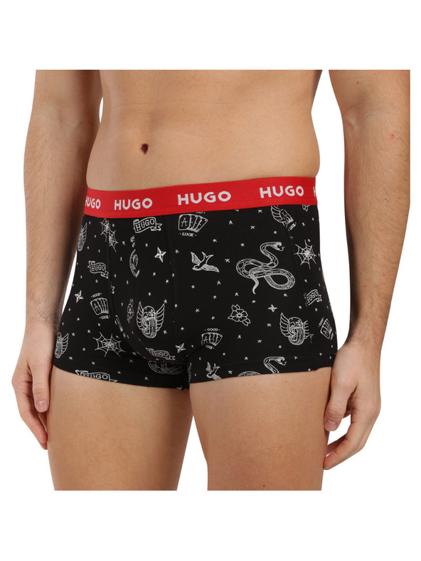 HUGO Sada tří - pánské boxerky HUGO vícebarevné