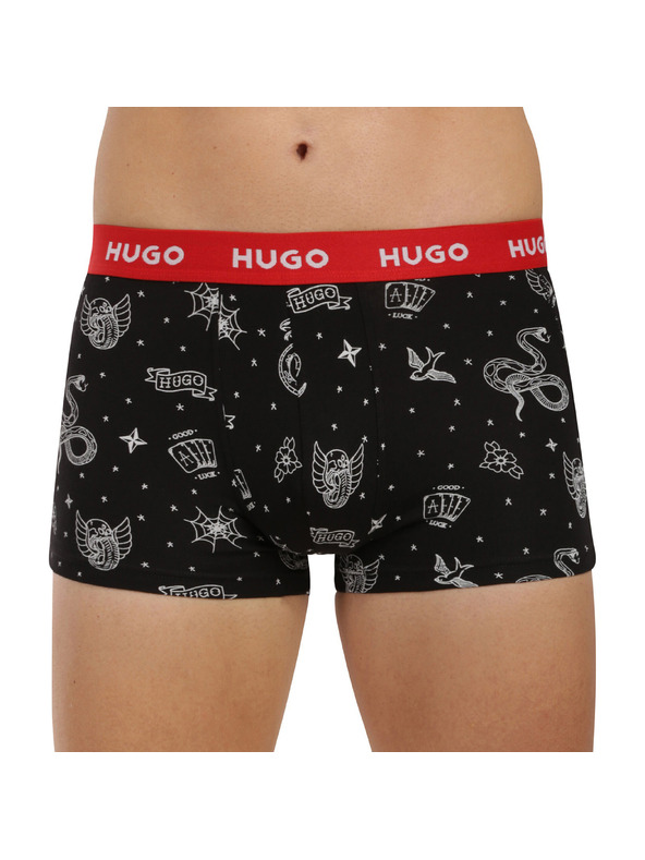 HUGO Sada tří - pánské boxerky HUGO vícebarevné