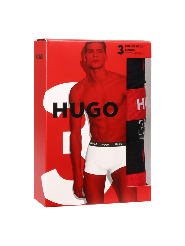 HUGO Sada tří - pánské boxerky HUGO vícebarevné