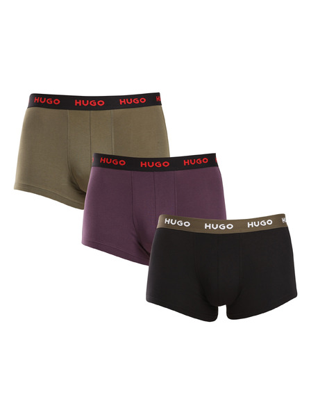 HUGO Sada tří - pánské boxerky HUGO vícebarevné