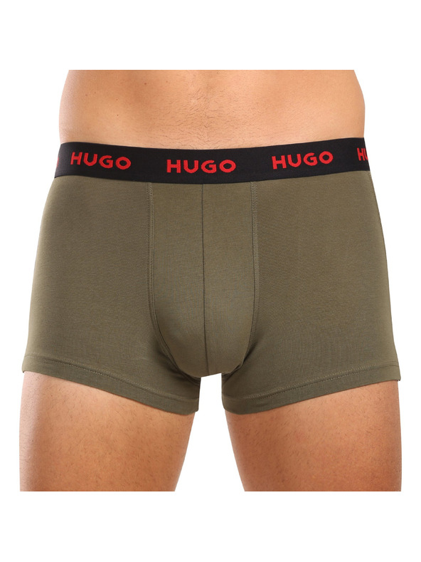 HUGO Sada tří - pánské boxerky HUGO vícebarevné