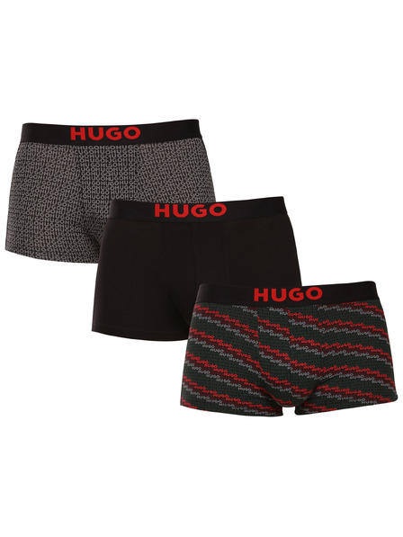 HUGO Sada tří - pánské boxerky HUGO vícebarevné