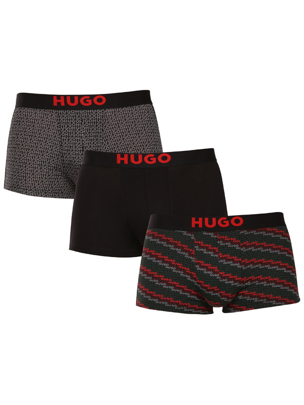 HUGO Sada tří - pánské boxerky HUGO vícebarevné