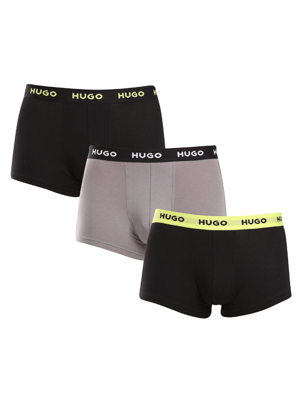 HUGO Sada tří - pánské boxerky HUGO vícebarevné