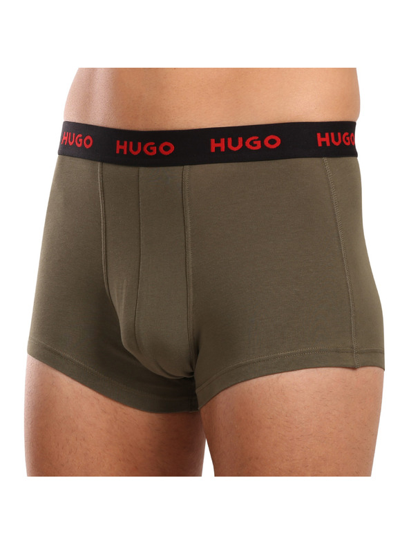 HUGO Sada tří - pánské boxerky HUGO vícebarevné