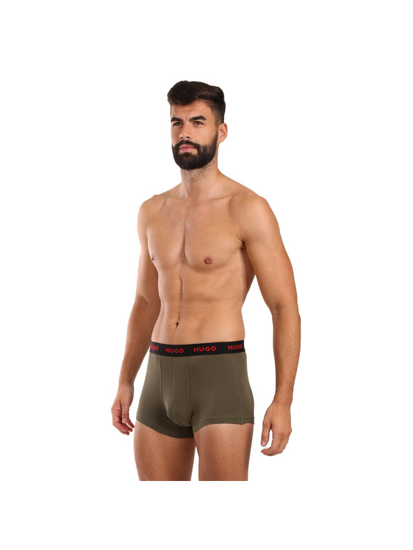 HUGO Sada tří - pánské boxerky HUGO vícebarevné
