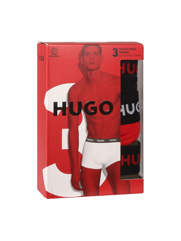 HUGO Sada tří - pánské boxerky HUGO vícebarevné