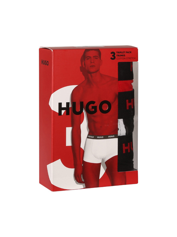 HUGO Sada tří - pánské boxerky HUGO vícebarevné