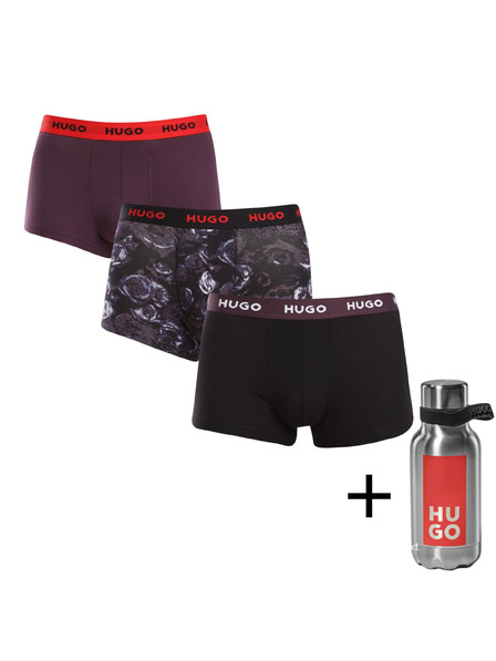 HUGO Sada tří - pánské boxerky HUGO vícebarevné