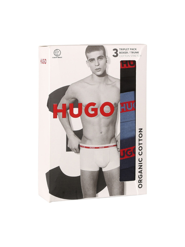 HUGO Sada tří - pánské boxerky HUGO vícebarevné