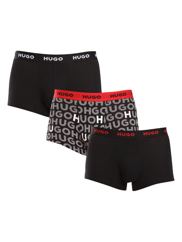 HUGO Sada tří - pánské boxerky HUGO vícebarevné
