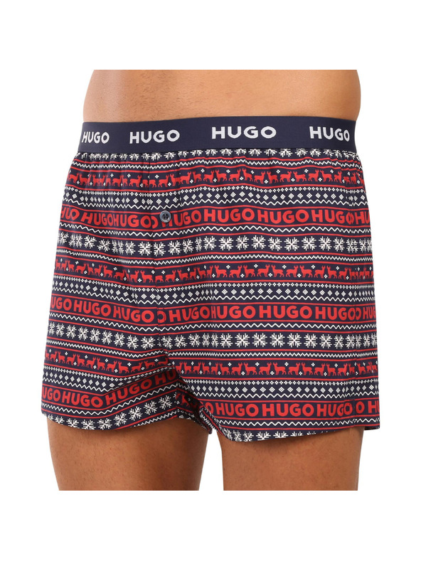 HUGO Sada tří - pánské trenky HUGO vícebarevné