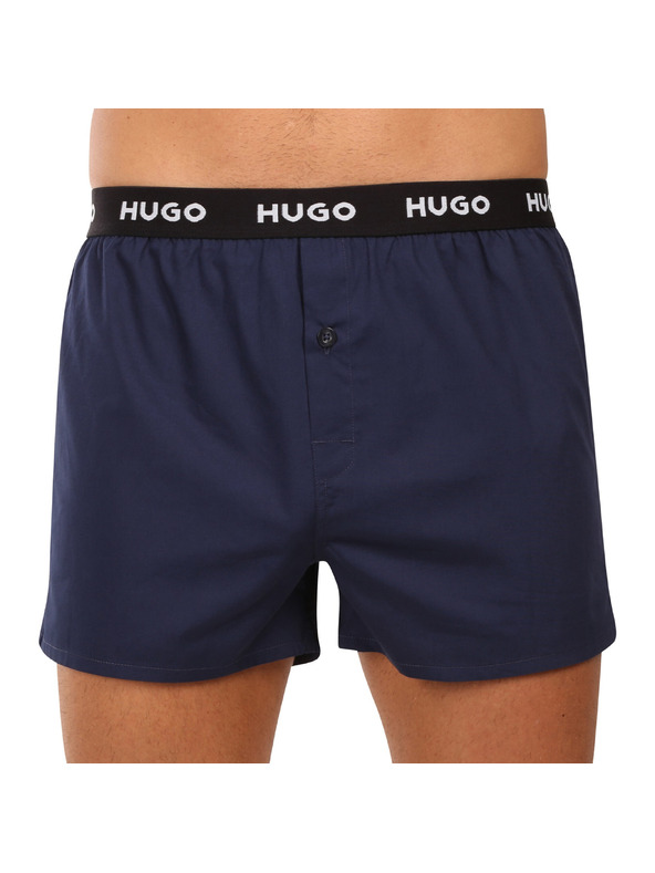 HUGO Sada tří - pánské trenky HUGO vícebarevné
