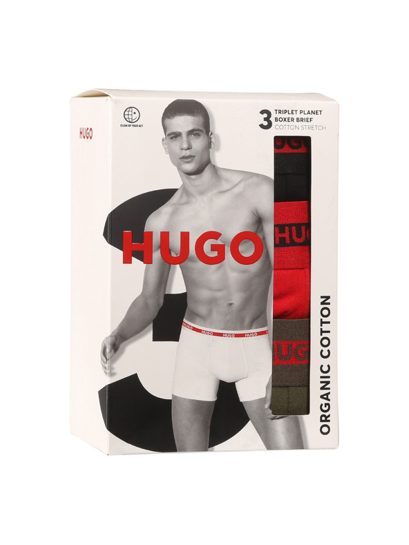HUGO Sada tří - pánské boxerky HUGO vícebarevné