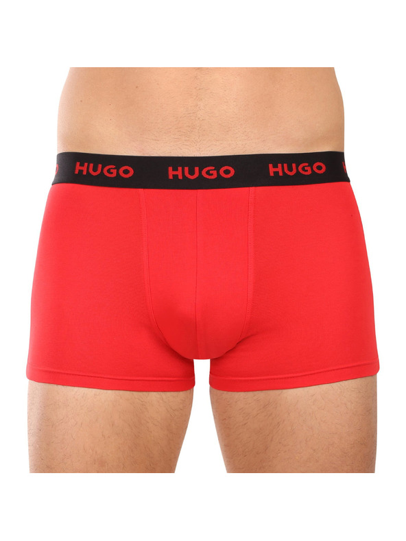 HUGO Sada tří - pánské boxerky HUGO vícebarevné