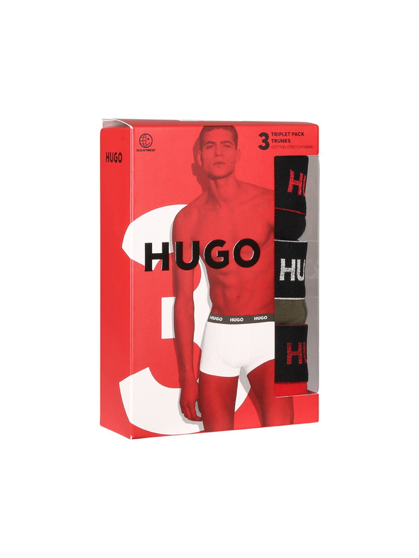 HUGO Sada tří - pánské boxerky HUGO vícebarevné