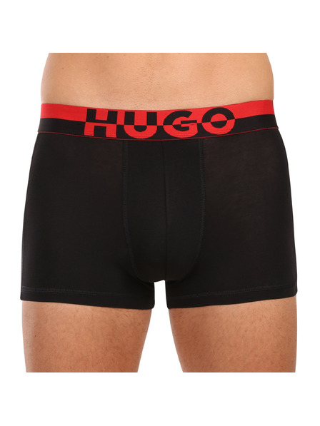 HUGO Sada tří - pánské boxerky HUGO černé