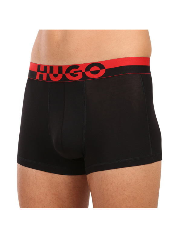 HUGO Sada tří - pánské boxerky HUGO černé