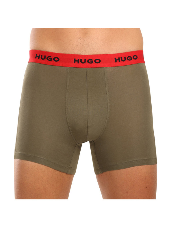 HUGO Sada tří - pánské boxerky HUGO vícebarevné