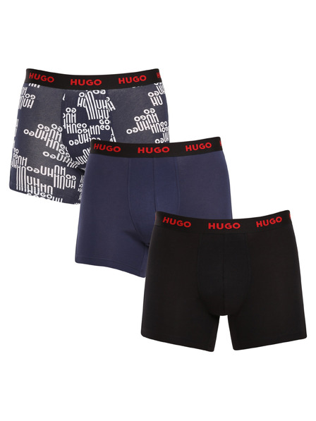 HUGO Sada tří - pánské boxerky HUGO vícebarevné