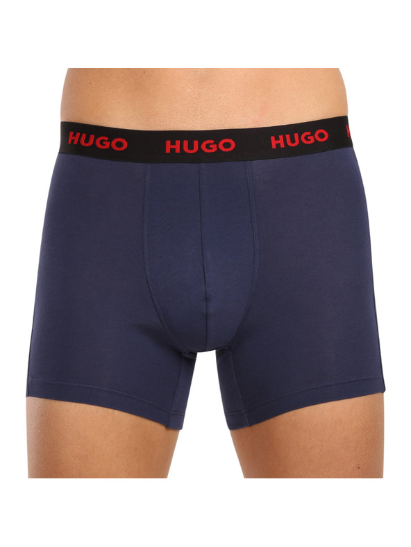 HUGO Sada tří - pánské boxerky HUGO vícebarevné