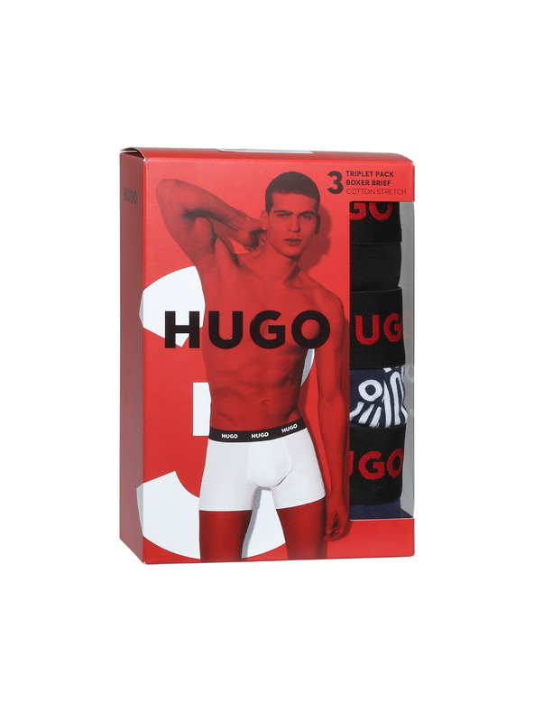 HUGO Sada tří - pánské boxerky HUGO vícebarevné